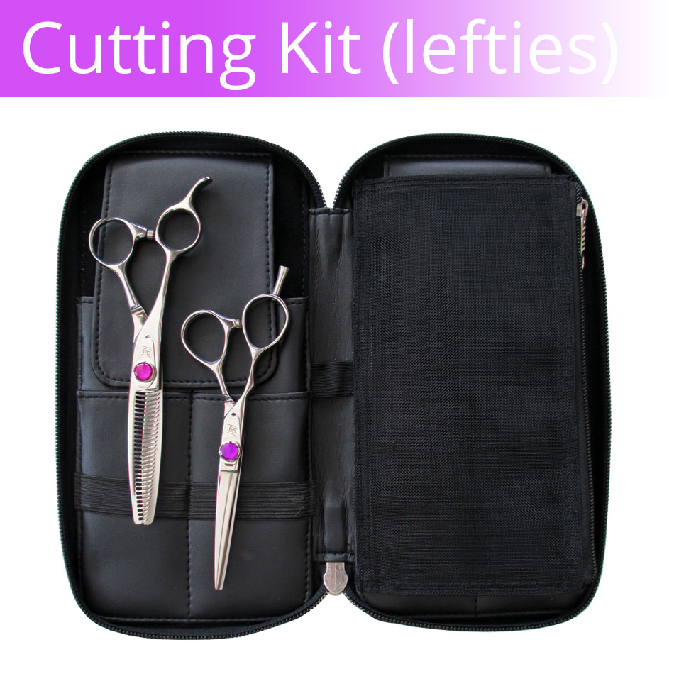 hairdressing apprentice cutting kit left handed