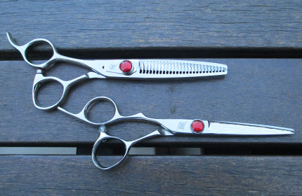 lefthanded hairdressing scissors
